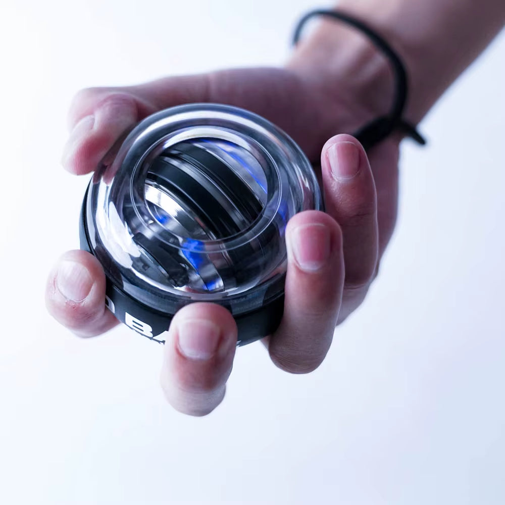 LED Gyroscopic Power Trainer Ball Autostart Range Gyro Power Wrist Ball Arm Hand Muscle Force Trainer Fitness Equipment
