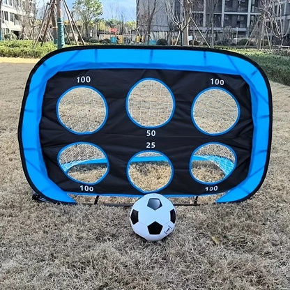 4-in-1 Pop-up-Fußballtor für Kinder mit Tragetasche
