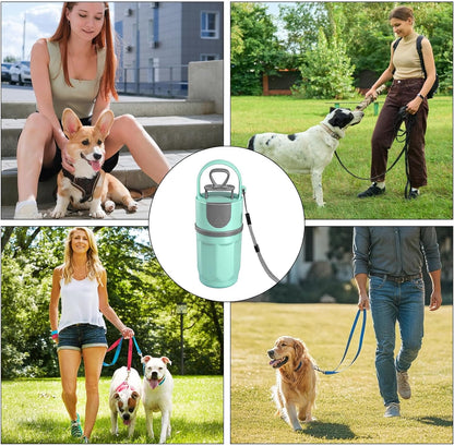 Hundekot Schaufel Mit Tütenspender, 6 Klauen Hundekot Greifer Berührungslos, Tragbarer Kot Greifer Mit Lanyard Hundekotzange Hundekotaufnehmer Für Alle Hunderassen Outdoor Spaziergängen
