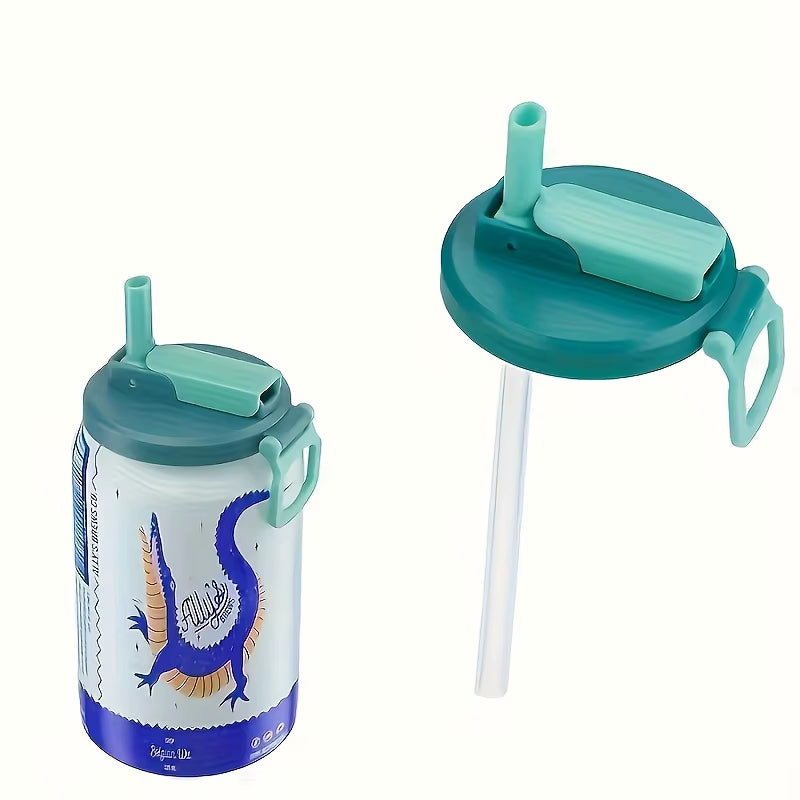 Reusable Soft Drink Can Lid. Soda Drink Can Lid Can Be Used for Beverages, Juices, and Soft Drinks, and Comes with a Straw