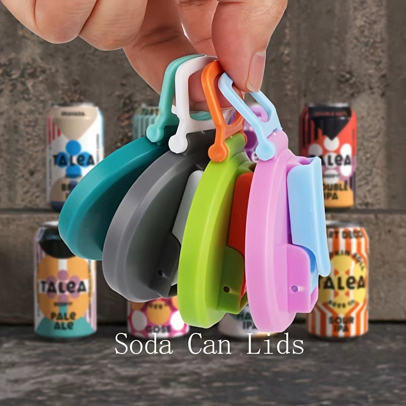 Reusable Soft Drink Can Lid. Soda Drink Can Lid Can Be Used for Beverages, Juices, and Soft Drinks, and Comes with a Straw
