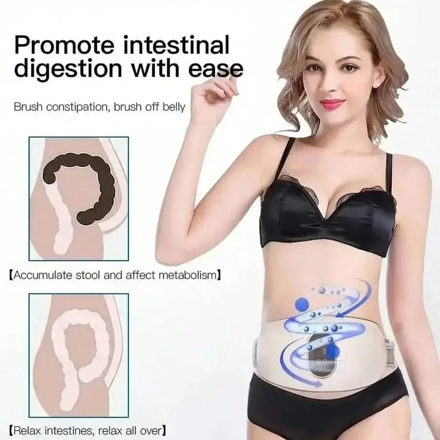 Elektrisches Bauch-Massagegerät mit Lichttherapie für Bauch & Taille