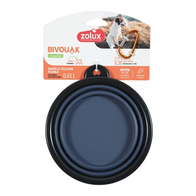 Zolux Bvk Fressnapf Faltbar Silikon Blau