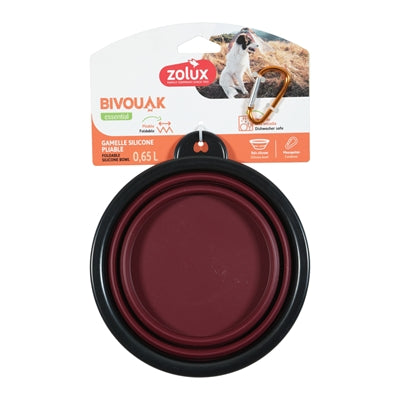 Zolux Bvk Fressnapf Faltbar Silikon Rot