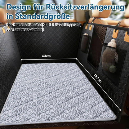 MH MYLUNE HOME Kühlende Automatte Für Haustiere Für Die Rückbank–Rutschfestes Oxford-Gewebe,Haustierfreundliche Sitzbezüge,Reisebett Für Haustiere,Für Rückbank/Lkw,Suv, Sitzverlängerung,63 X 137 Cm