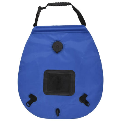 20-Liter Camping-Solardusche mit Schlauch & Duschkopf, blau