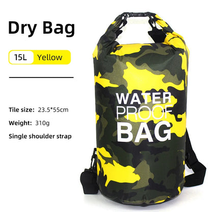 30L Waterproof Swimming Bag Dry Sack Camouflage Colors Fishing Boating Kayaking Storage Drifting Rafting Bag 2L 5L 10L 15L XAZ9