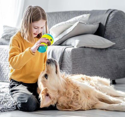 Intelligenzspielzeug Für Hunde, Hundespielzeug Intelligenz, Slow Food Snackball Hund Zur, Futterball Für Hunde, Unterhaltsames Interaktives Hundespielzeug Zur Futterausgabe
