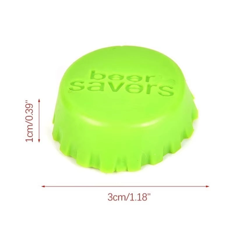 Reusable Silica Gel Bottle Cap Sealed Beer Cap Vinegar Soy Sauce Bottle Soda Cola Cap Wine Protective Stopper