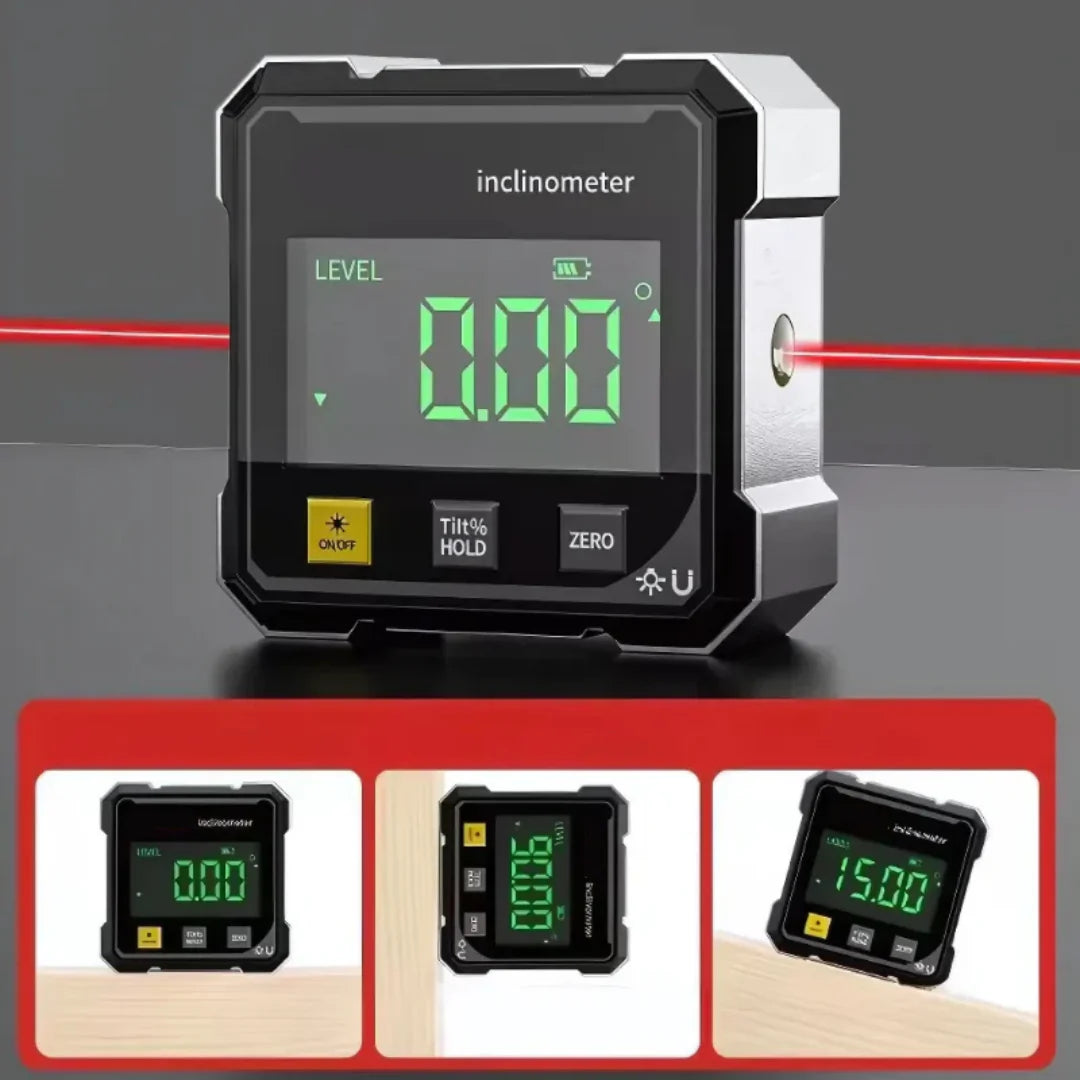 Neigungsmesser | Magnetischer Laser-Präzisionsmesser | Digitalinclinometer