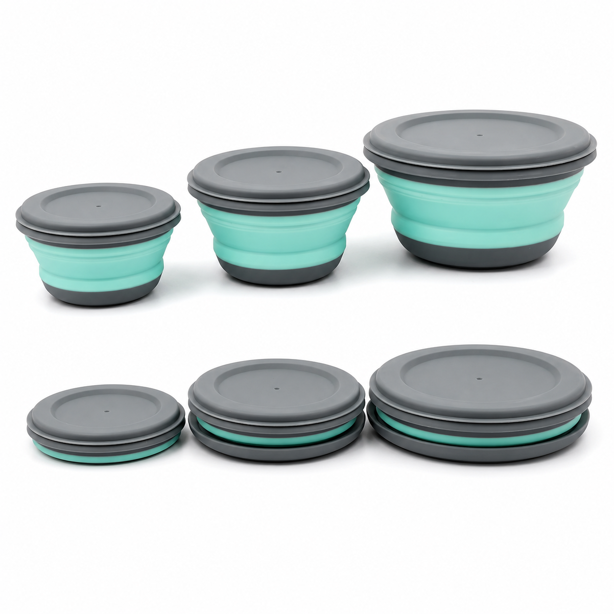 Faltbare Lunchbox-Schüsseln 3er-Set