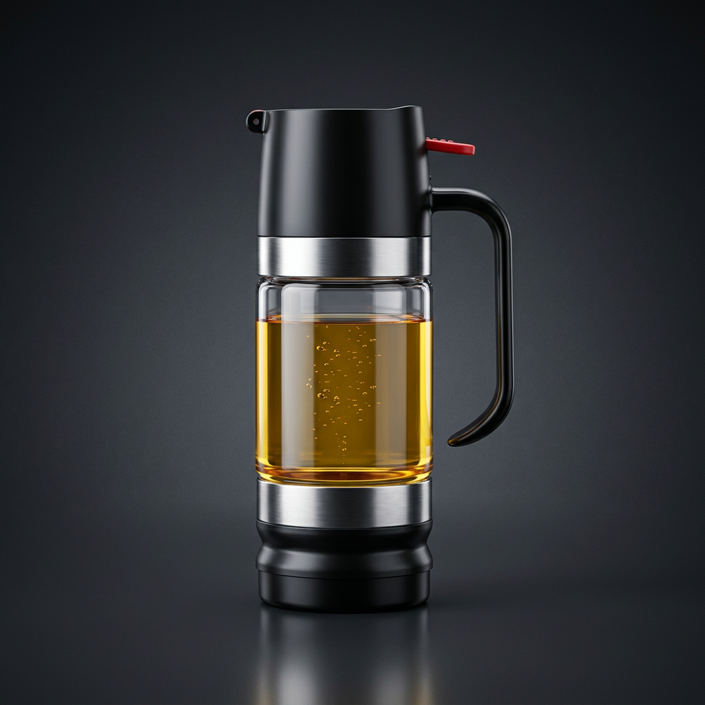 Honigspender aus Glas ca. 250 ml Schwarz