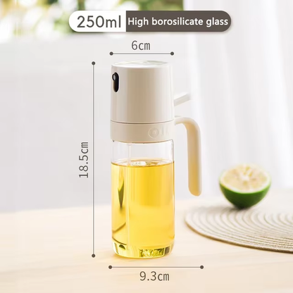 Ölspender mit Sprühfunktion aus Glas 250 ml