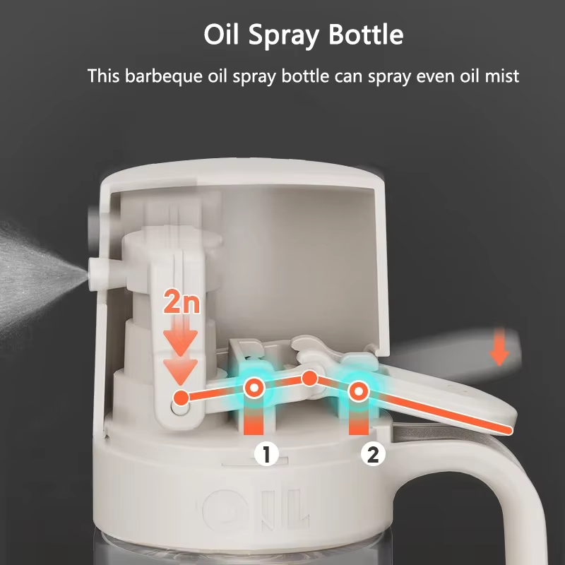Ölspender mit Sprühfunktion aus Glas 250 ml