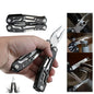Edelstahl-Multitool mit Taschenzange, Säge & Klappzange