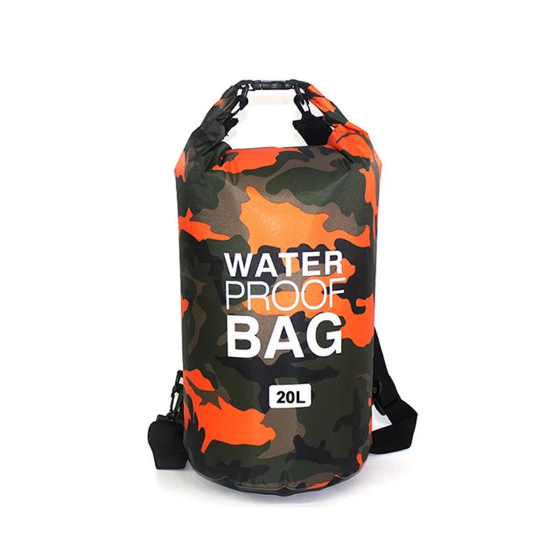 30L Waterproof Swimming Bag Dry Sack Camouflage Colors Fishing Boating Kayaking Storage Drifting Rafting Bag 2L 5L 10L 15L XAZ9