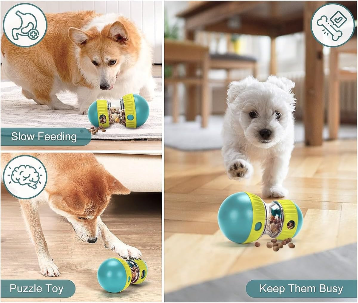 Intelligenzspielzeug Für Hunde, Hundespielzeug Intelligenz, Slow Food Snackball Hund Zur, Futterball Für Hunde, Unterhaltsames Interaktives Hundespielzeug Zur Futterausgabe
