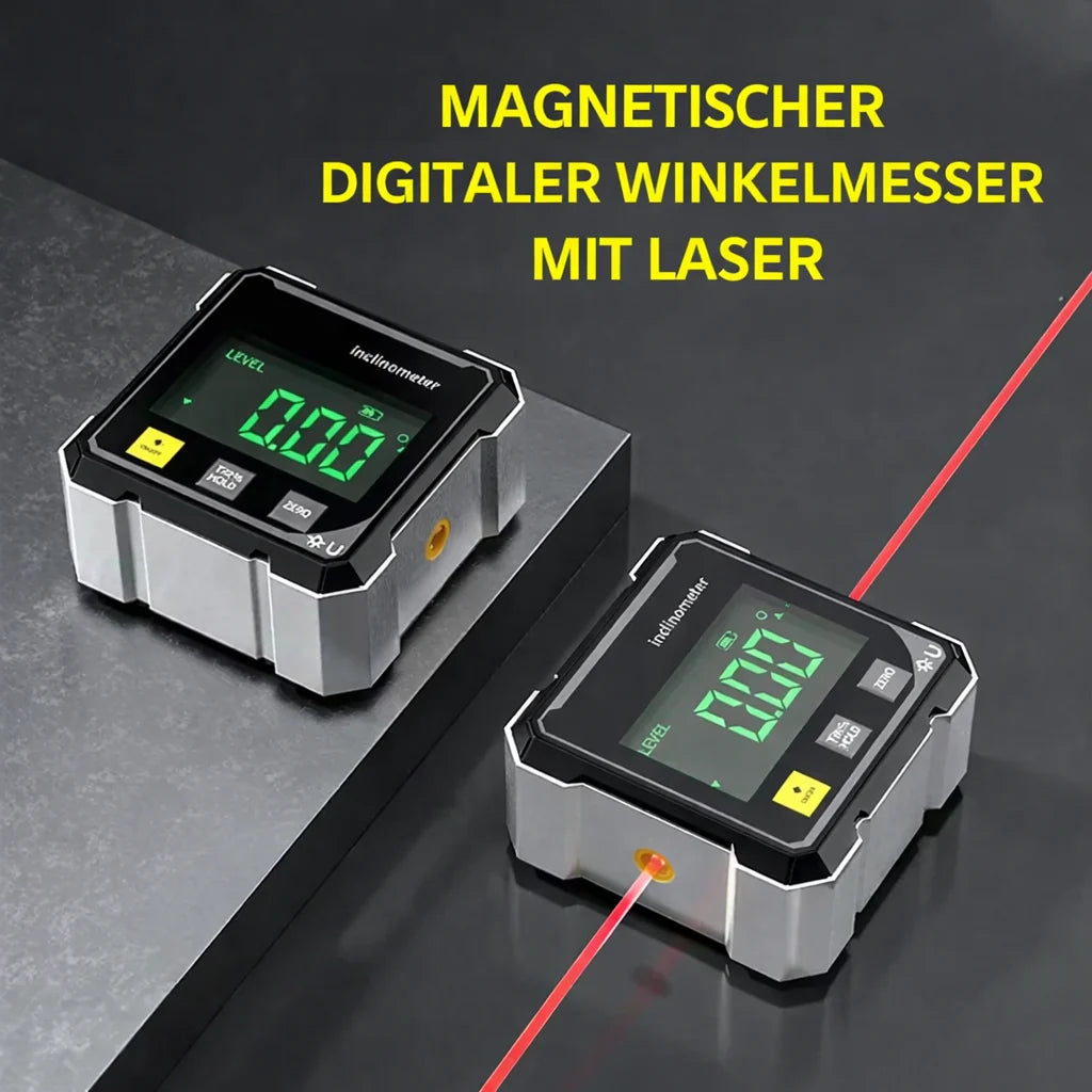 Neigungsmesser | Magnetischer Laser-Präzisionsmesser | Digitalinclinometer