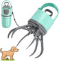 Hundekot Schaufel Mit Tütenspender, 6 Klauen Hundekot Greifer Berührungslos, Tragbarer Kot Greifer Mit Lanyard Hundekotzange Hundekotaufnehmer Für Alle Hunderassen Outdoor Spaziergängen