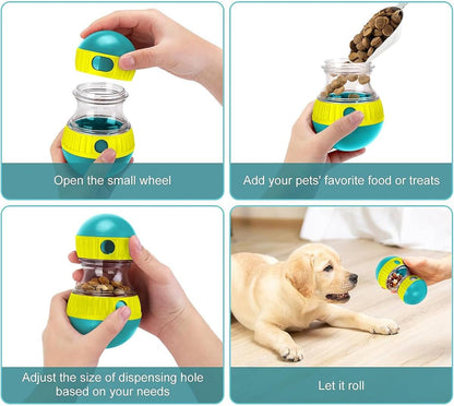 Intelligenzspielzeug Für Hunde, Hundespielzeug Intelligenz, Slow Food Snackball Hund Zur, Futterball Für Hunde, Unterhaltsames Interaktives Hundespielzeug Zur Futterausgabe