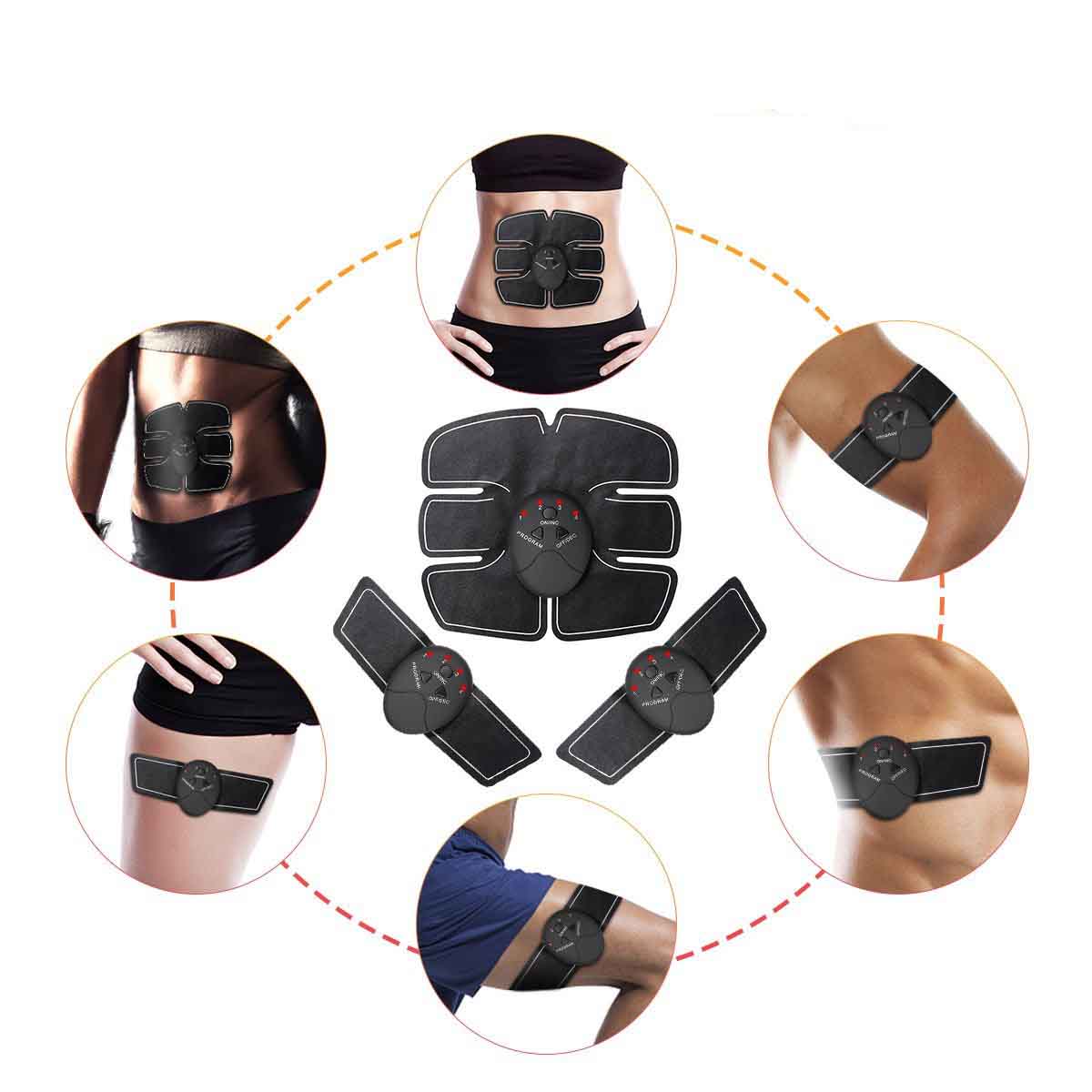 Elektrostimulations-Fitnessgerät für Bauch und Arme