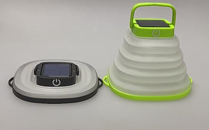 Faltbare Solar-Campinglampe IP68
