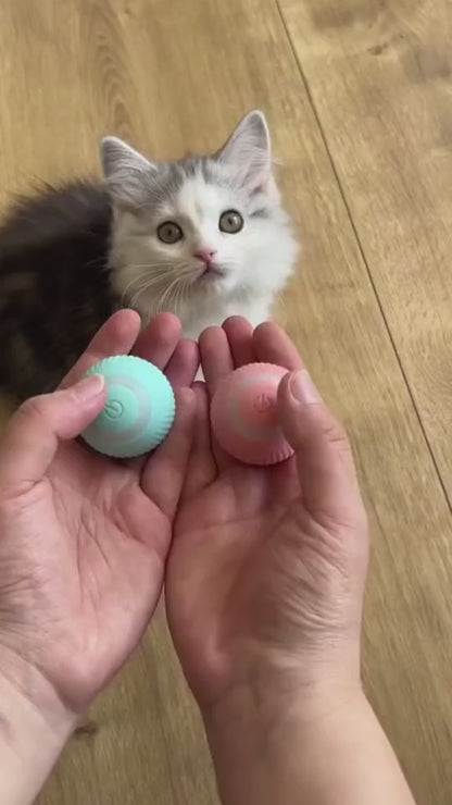 Interaktiver Katzenball mit USB-C-Ladung