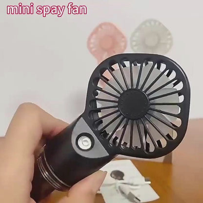 Tragbarer USB-Sprühventilator mit Luftbefeuchtung