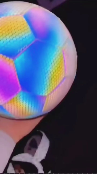 Maschinengenähter Fußball mit Reflexdesign